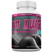 BUTT X-L-ADVANCE Butt and Booty Formula. Get Bigger Buttocks Vitamins, Minerals, Herbs and Amino Acids. Supplements. 90 Tablets