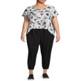 thumbnail image 4 of CHOK Women‘s Plus Size Soft Joggers, 4 of 5