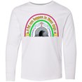 thumbnail image 3 of Inktastic A Lot Can Happen in Three Days Easter Rainbow Long Sleeve Youth T-Shirt, 3 of 5