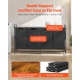 thumbnail image 2 of VEVOR 4 Section Laundry Sorter, Large Laundry Hamper with Metal Frame and Wooden Tabletop, Freestanding Storage Organizer Baskets with Pull-Out 600D Oxford Cloth Bags for Dirty Clothes, Bathroom, 2 of 8