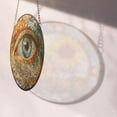 thumbnail image 4 of Hanging Stained Glass for Windows Mosaic Eye - Stained Glass for Windows Mosaic Eye, Festival Gift Ornament, Year-Round Decorative Piece, Home Wall & Window Art, 4 of 6