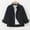 Black, variant on WAVSUF Boys Button Down Shirt with Chest Pocket Collar Neck Long Sleeve Fall Comfort Trendy Coat Green 10-12