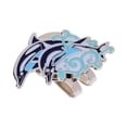 thumbnail image 4 of justharion Sturdy Dolphin Pattern Magnetic Hat Clip Golf Ball Marker Fit for Cap Visor, 4 of 5