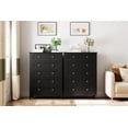 thumbnail image 4 of 5 Drawer Dresser for Bedroom, Tall Dresser with Deep Drawers & Metal Knobs,Freestanding Wooden Closet Chest,Modern Wooden Chests of Drawers for Entryway, Hallway, 4 of 7