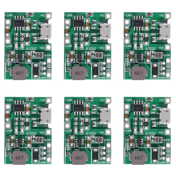 Módulo Cargador de Batería USB TP4056 18650 Intensificador Integrado 3,7V 5V 2A ioni de Litio