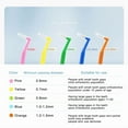 thumbnail image 7 of 20Pcs Interdental Brushes L-Shape Orthodontic Dental Teeth Brush Tooth Gap Cleaners Teeth Whitening Toothpick Oral Hygiene Care (0.7mm   Yellow), 7 of 7