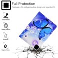 thumbnail image 3 of Allytech Case for iPad Pro 11 inch (2nd, 3rd & 4th Gen) 2020/2021/2022, iPad Air 5/Air 4 Case 10.9" 2022/2020, PU Leather Soft TPU Back Shockproof Wallet Smart Case with Card Slots, Blue Butterfly, 3 of 6