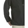 thumbnail image 3 of Harbor Bay by DXL Big and Tall Men's Water and Wind Resistant Bomber, Black, 2XL-TALL, 3 of 6