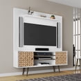 thumbnail image 2 of Manhattan Comfort Liberty 63" Unité Murale en Blanc et 3D Brun, 2 of 9