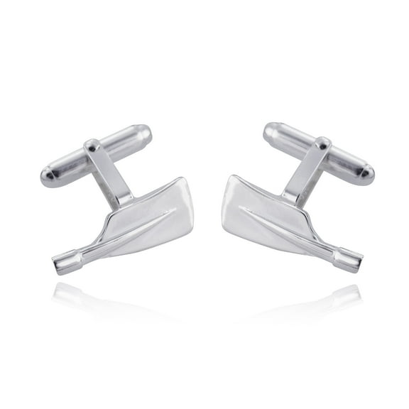 Rowing Oar Cuff Links - 925 Sterling Silver