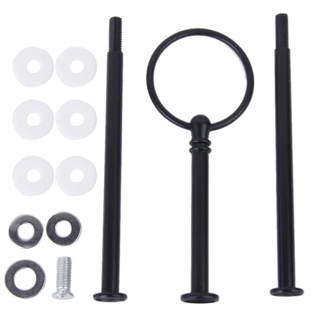 Placa de pastel de 3 niveles, bandeja de de frutas, soporte de servidor, accesorios de manija central, Hardware C Yuyangstore Soporte para plato de cupcakes