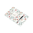 thumbnail image 3 of MKHERT Hummingbirds with Tree Braches and Pink Flowers Placemats Table Mats for Dining Room Kitchen Table Decoration 12x18 inch,Set of 6, 3 of 4