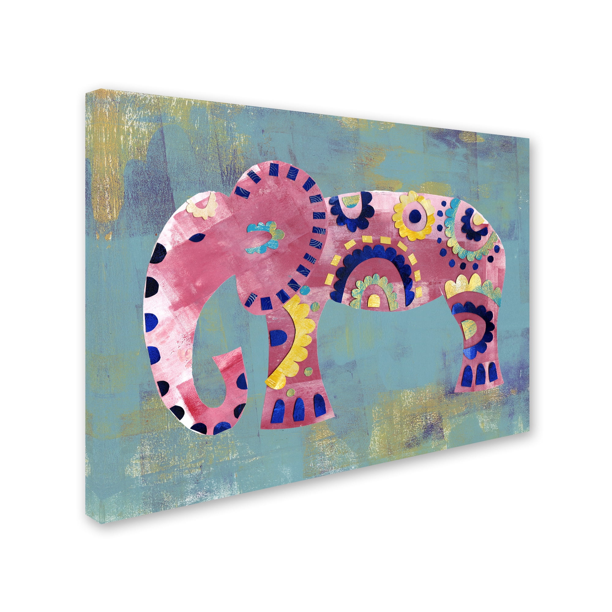 Trademark Fine Art 'Boho Elephant 4' Canvas Art by Summer Tali Hilty