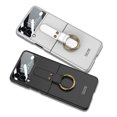 thumbnail image 2 of Decase For Samsung Galaxy Z Flip3 5G Shockproof Folding Metal Ring Stand Ultra Thin Hard PC Case Cover,Black, 2 of 5
