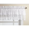 thumbnail image 1 of Lorraine Home Fashions Priscilla 60-inch x 12-inch Ruffled Valance, White, 1 of 1