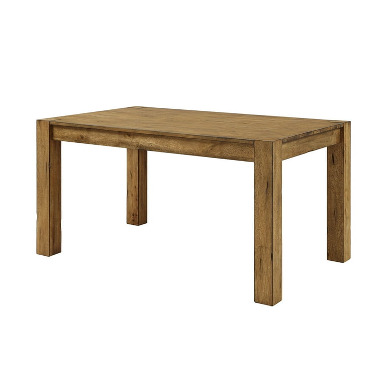 Better Homes Gardens Bryant Solid Wood Dining Table Rustic Brown