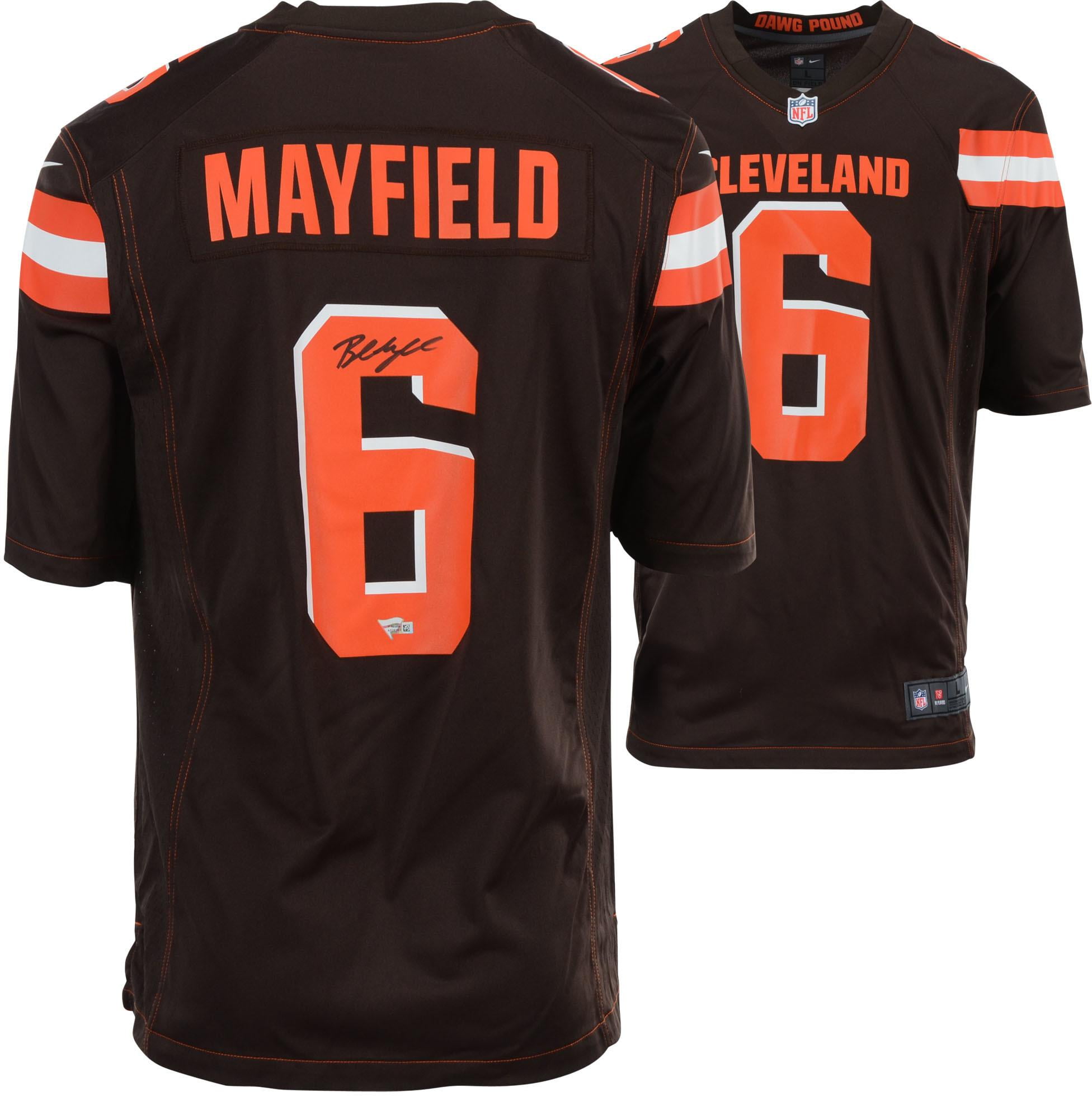 autographed baker mayfield jersey