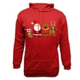 thumbnail image 4 of EchfiProm Mens Hoodies with Pockets Pullover Graphic Red Christmas Santa Gifts Hooded Sweatshirt for Men S, 4 of 4