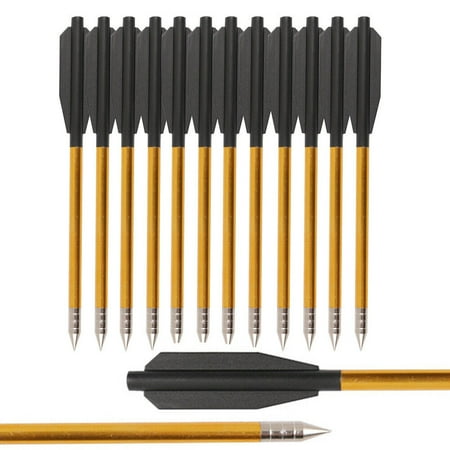 12pcs Crossbow Bolts Arrows 6.25 for Mini Crossbow 50-80lb