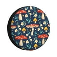 thumbnail image 1 of Balery Colorful Mushrooms Cubiertas para Neumáticos - Protector Resistente para Neumáticos de Camioneta, SUV, Remolque, Camper y RV-17 inch, 1 of 6