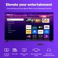 thumbnail image 5 of Roku Smart TV 2025 – 65- Inch Pro Series, 4K QLED Mini-LED TV – Roku TV with Backlit Voice Remote Pro, 5 of 19