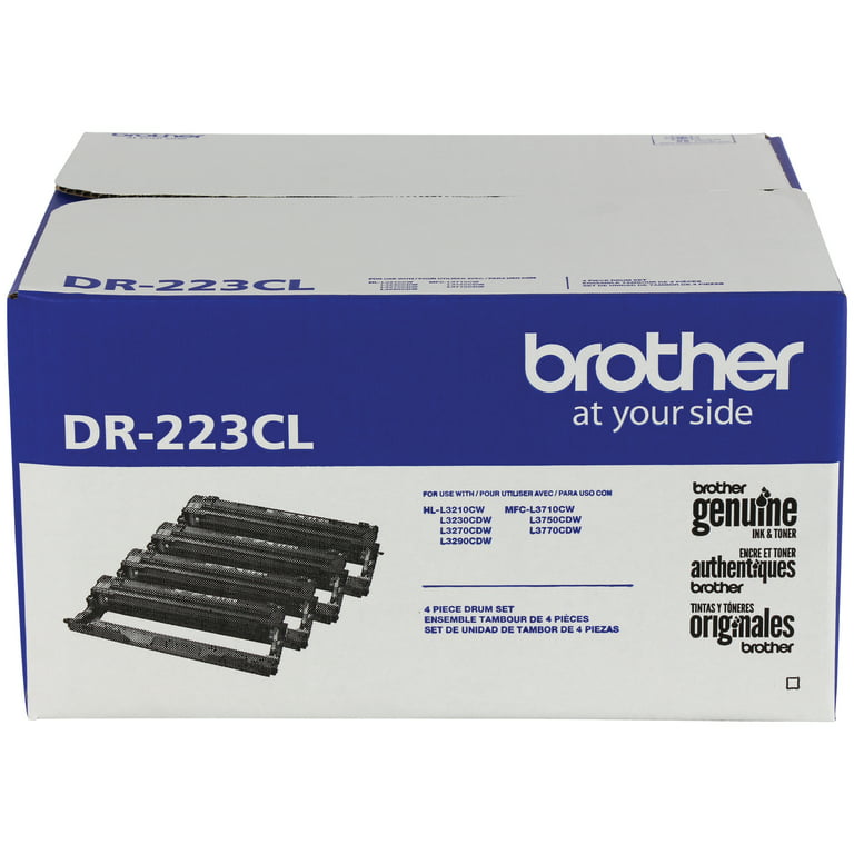Compatible 4-Drums (BK+C+M+Y) DR221 Drum Unit DR-221CL for Brother