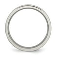 thumbnail image 2 of Chisel Titanium Brushed and Polished 6mm Grooved Band, 2 of 7