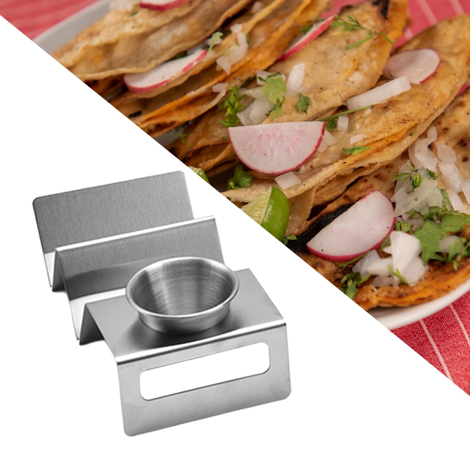 Details about   Taco Stand Holder Kitchen Gadgets Accessories Hot Dog Food Racks Stainless Steel 