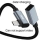 thumbnail image 3 of USB Type C Male to Female Extension Adapter Cable,USB-C 2.0 Angled 90 Degree, 3 of 5