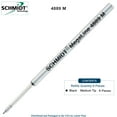 thumbnail image 2 of 6 Pack - Schmidt MegaLine 4889 Pressurized Refill - Black Ink, Medium Tip, 2 of 3