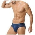 thumbnail image 2 of Hfolob Mens Underwear Comfy Transparent Sexy Low Waisted Triangle Y Sleep Shorts, 2 of 4