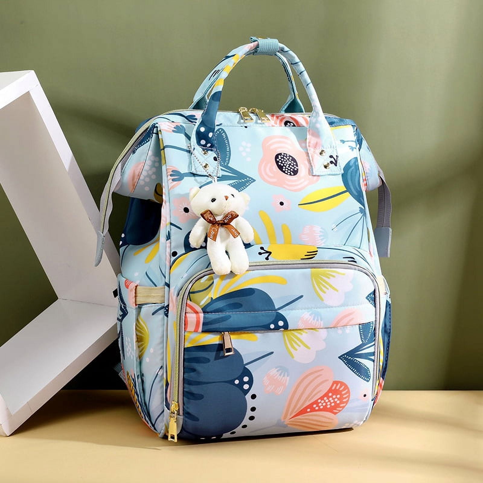 Diaper Bag Backpack, Nappy Changing Bags Multifunction Travel Backpack Maternity Baby Changing Bags Baby Stroller Backpack for Baby Care
