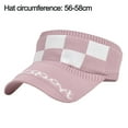 thumbnail image 2 of 2 piezas de visera deportiva para hombre y mujer, gorra de béisbol con parte superior hueca ajustable, gorra de algodón, 2 of 5