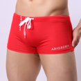 thumbnail image 3 of Brother Gifts New Men‘s Boxer Briefs Swimming Swim Shorts Trunks Swimwear Pants Rd/Xl, 3 of 5