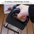 thumbnail image 6 of Meat Tenderizer Tool 48 Stainless Steel Needle Design | Manual Meat Softener & Tenderizing Piercer - Durable ABS Handle | Safe Locking Blades | Dishwasher Safe | For Beef Pork Steak Chicken, 6 of 9