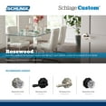 thumbnail image 7 of Schlage Fc172-Dmp-Rwd Custom Dempsey Non-Turning Two-Sided Dummy Door Lever Set - Black, 7 of 7