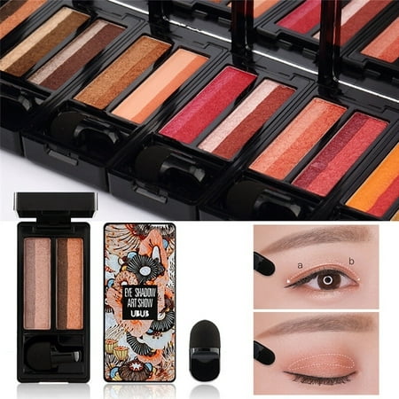 New 6 Color Ubub Best Double Color Eye Shadow Perfect Dual Color
