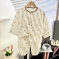 thumbnail image 2 of TOWED22 Boys Girls Pajamas 2 Pieces Pajama Set Long PJs Soft & Cute for Kids Jmmies Clothes Fall Winter Sleepwear 3 6 9 12 18 24 Months 2t 3t 4t 5t 6t 7t 8t 9t(Yellow,2-3 Y), 2 of 4