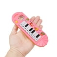 thumbnail image 4 of 8-Key Plastic Mini Electronic Piano Toy for Kids - Educational Musical Instrument with Optional Yellow/Red Color, Requires 2 AA Batteries (Not Included), Lightweight 47g, Compact 18.5x5.5x2cm Size, 4 of 7