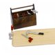 thumbnail image 4 of 1:12 Casa de Caja de Herramientas en Miniatura 8 Herramientas Llave Alicates Destornillador perfke Caja de herramientas con conjunto de herramientas, 4 of 9