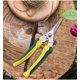 thumbnail image 4 of Tijeras artesanales de jardinería para bonsái, tijeras multifuncionales con ranura de línea, tijeras de podar rectas de goma de acero inoxidable, 4 of 5