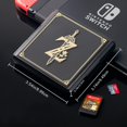 thumbnail image 5 of Games Card Case for Nintendo Switch, Portable and Slim, Protective Storage Games Bag for 12 Game Slots, Memory Card Carrying Case for Switch Lite NS NX Game Card (Black Zelda Sword), 5 of 5