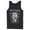 Black, variant on Men's Batman Joker Ha Ha Frame Tank Top Black X Large