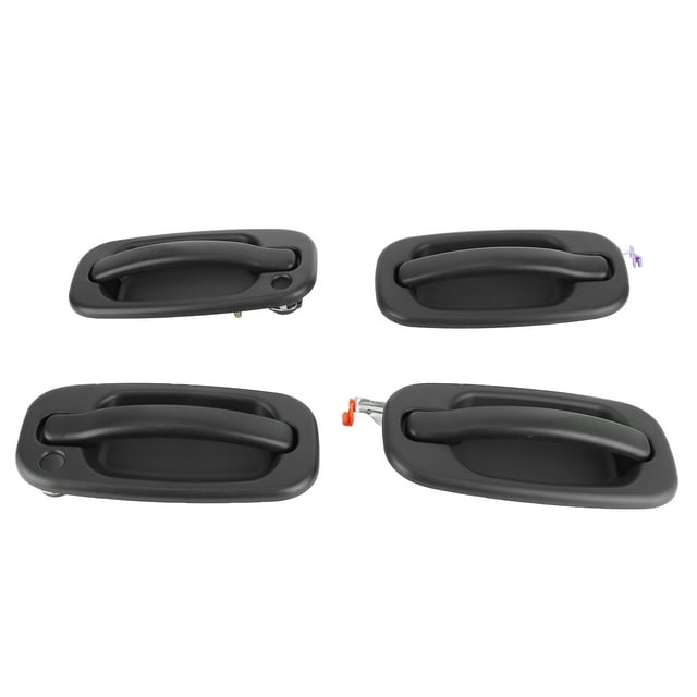 ,4pcs Poignée de Porte Extérieure Poignée de Porte Design Surélevé