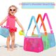 thumbnail image 5 of Bolsa de almacenamiento de juguetes para niños, bolsa de playa de viaje, bolsa de red de playa con perspectiva hueca, bolso de hombro, 5 of 5
