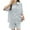 Blue, variant on uublik Pajamas for Women Set Summer Short Sleeve Shirt with Short Pajama Pant Set Soft PJ Loungewear