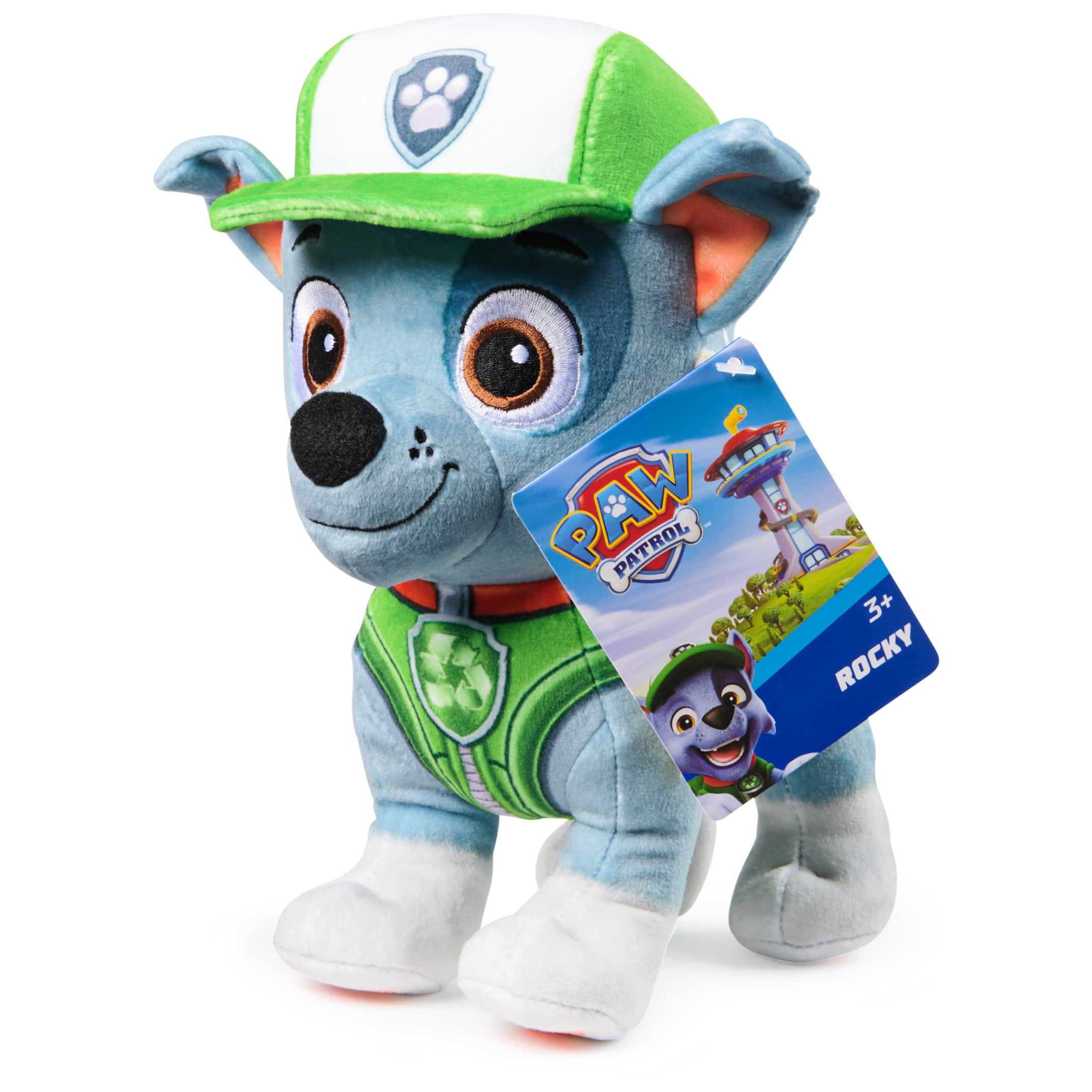 Paw Patrol Premium Plush Rocky 7.5 Inches Soft Fur for Kids Ages 3