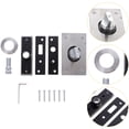 thumbnail image 1 of BRIGHTFUFU 1Pc Stainless Steel Rotation Hinge Silver for Wood Doors Practical Durable Fit, 1 of 7