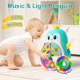 thumbnail image 4 of Pinguino musical para niños pequeños ToddlerCley, 5 temas, sonido y luz, 4 of 6