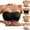 Black, variant on Strapless Bras for Women Non- Racerback Push Up Invisible Bandeau Bra Tube Top Front Hook Bralettes Everyday Bra